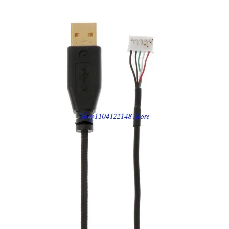 P9FA 2.25M Línea cuerda para paraguas cable ratón USB para Naga 2014 Gaming Mouse Wire - imagen 3