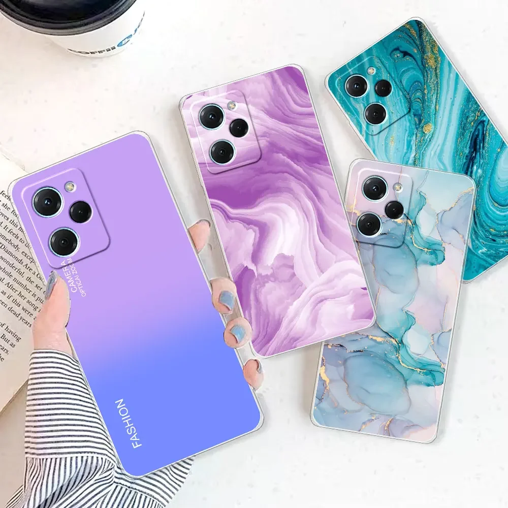 Funda de silicona para Xiaomi Poco X5 Pro, carcasa suave de TPU, parachoques - imagen 3