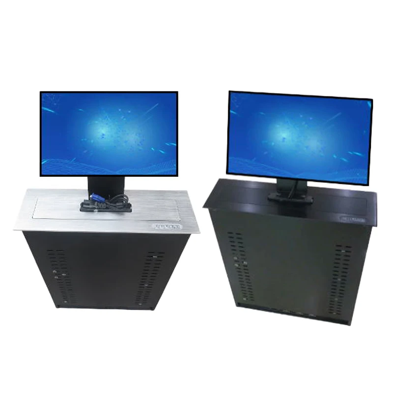 Elevador de monitor motorizado: para LCD de 17-27", montado en escritorio con control remoto | 110V/220V sin pantalla de visualización al mejor precio al por mayor - imagen 5