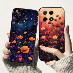 Funda Silicona Antigolpes Tecno Camon 30S Pro – Diseño Floral