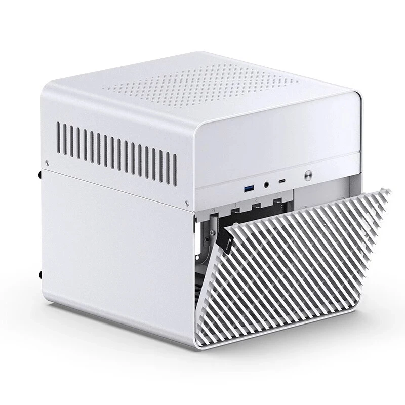 JONSBO-Mini carcasa de almacenamiento N2 NAS, caja de PC todo en uno para servidor de oficina en casa, ubicación de disco duro 5, chasis de placa base ITX intercambiable en caliente - imagen 4