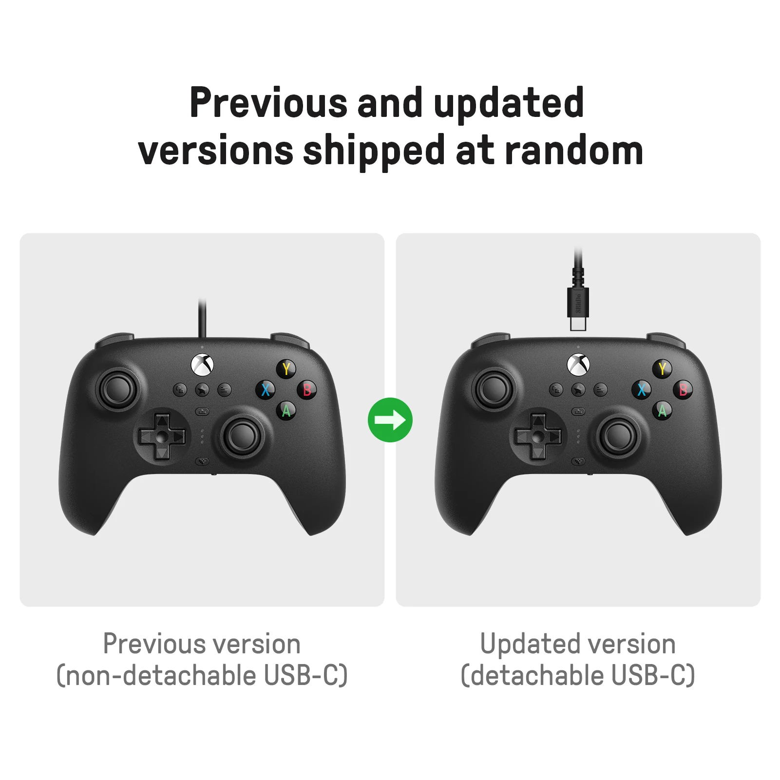 8BitDo Ultimate Gamepad con cable efecto Hall Joystick para Xbox Series,Serie S,X, Xbox One, Windows 10 11 para controlador Microsoft - imagen 5