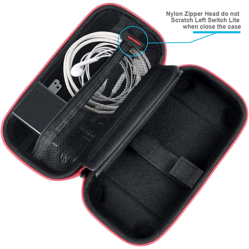 Bolsa de almacenamiento para consola Nintendo Switch Lite, carcasa protectora, Funda dura, bolsa de transporte - imagen 4