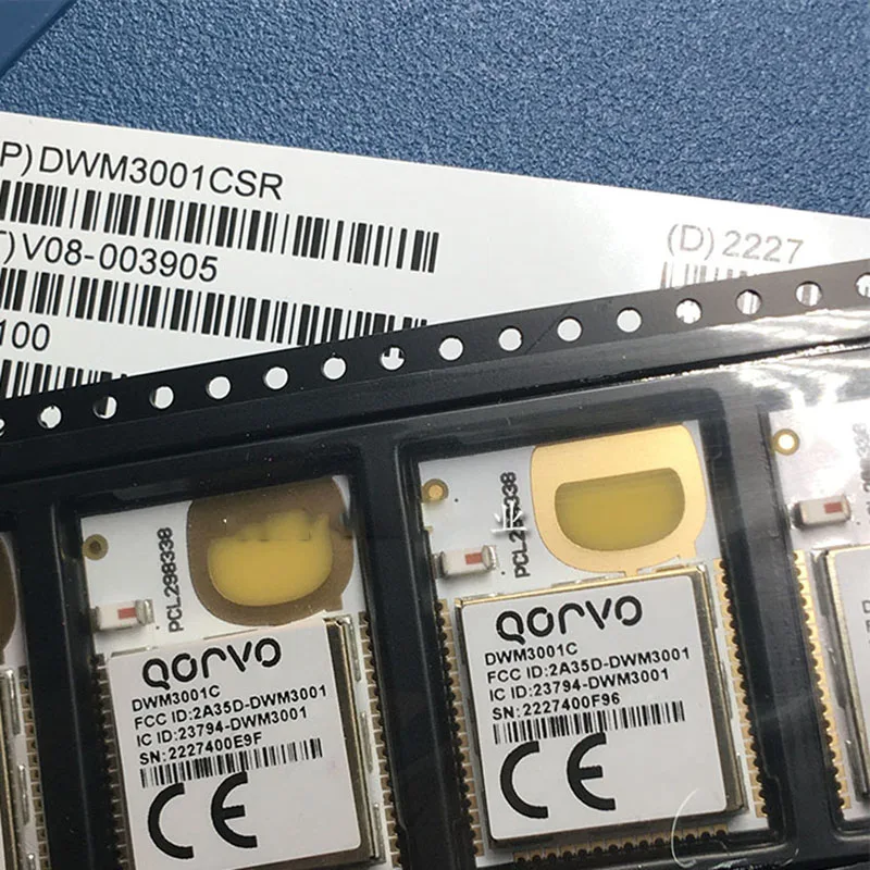 Nuevo módulo UWB de banda ultraancha integrado Qorvo Original 6,5 y 8,0 GHz DWM3001C con Sensor de movimiento nRF52833 BLE SoC 6,8 Mbps plano - imagen 2
