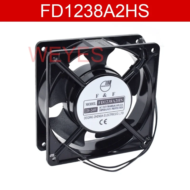Dos líneas bien probadas del ventilador de enfriamiento FD1238A2HS AC220-240V 50/60HZ para F&F