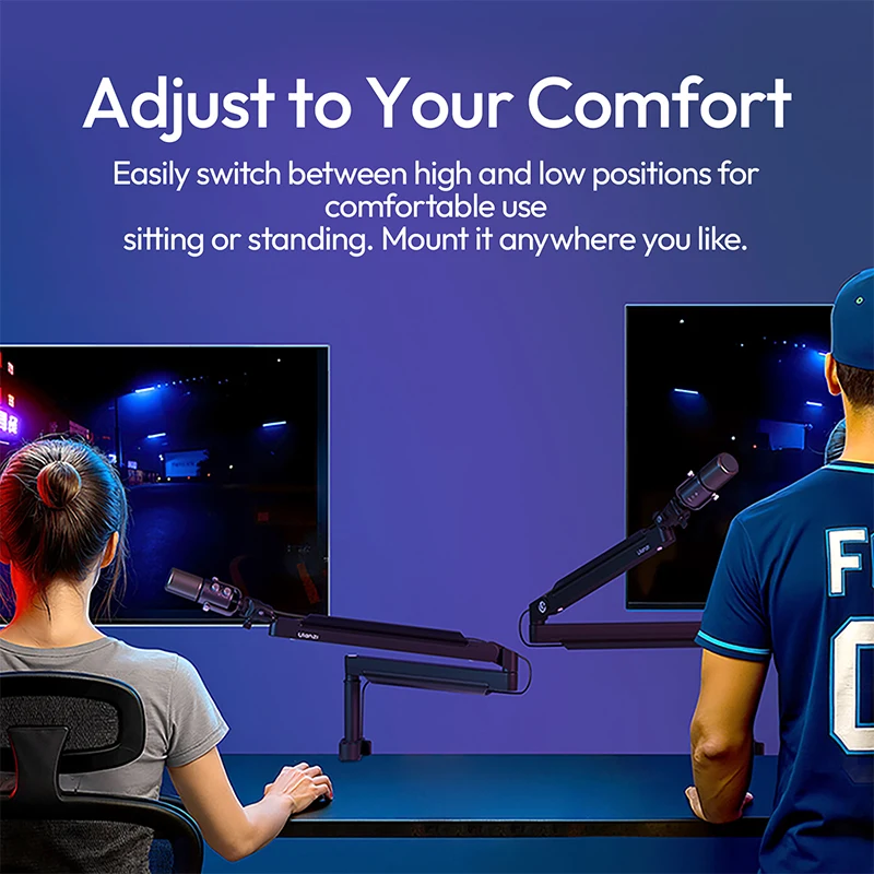 Ulanzi ZJ05 Brazo de brazo de micrófono ajustable con 360 °   Bola de carga de 1,5 kg para fotografía de Vlog en vivo con micrófono/cámara/teléfono - imagen 5