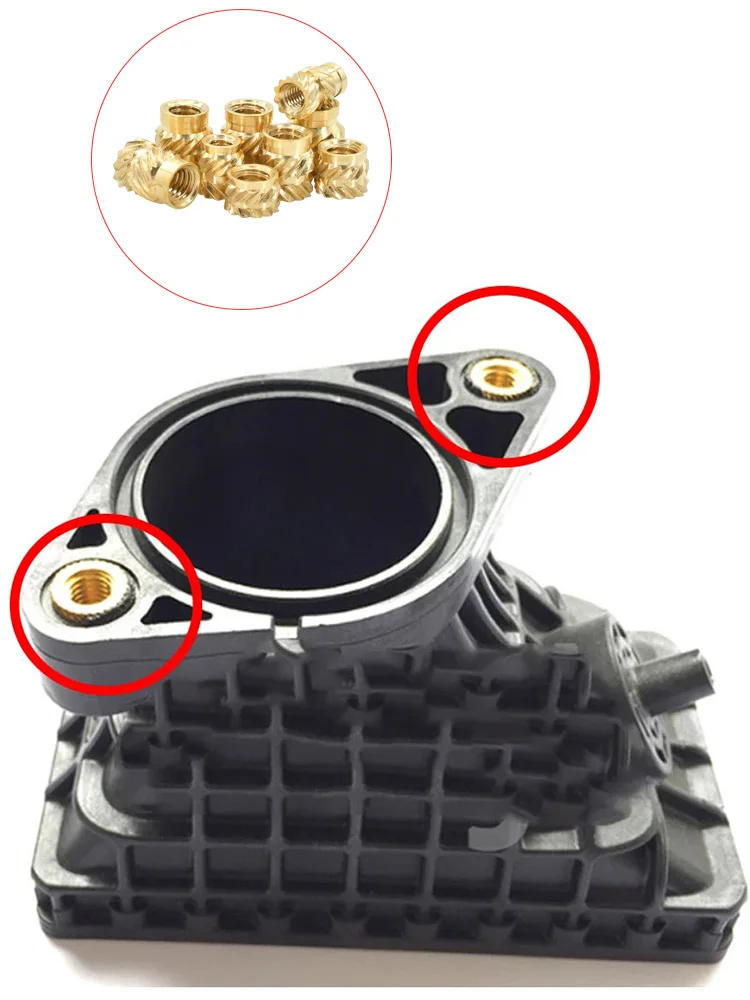 Tuerca de inserción de latón, tuercas roscadas integradas de fusión en caliente, inserción de calor M2 M2.5 M3 M4 M5 M6 M8, Kit de tuercas moleteadas para impresión 3D para ordenador portátil - imagen 5