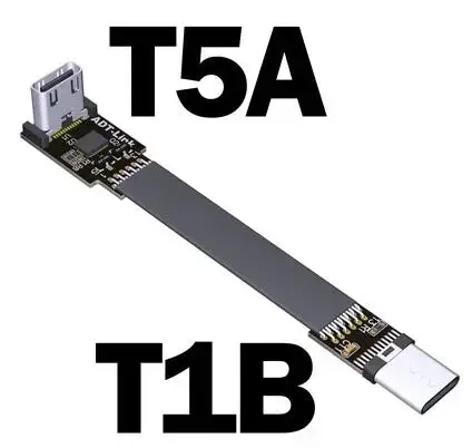 Cable Extensión USB-C 90° Plano 10Gbps Gen2 - imagen 4