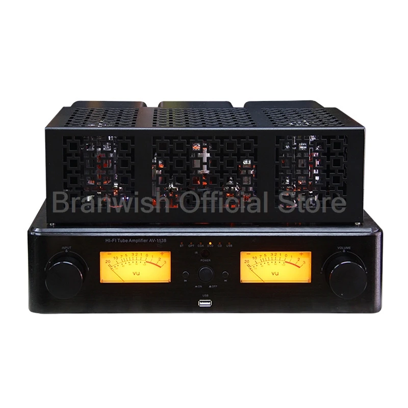 Amplificador de tubo de 150W, sistema estéreo HiFi de 4-8ohm, amplificadores Bluetooth, USB Coaxial óptico para subwoofer activo de cine en casa - imagen 4