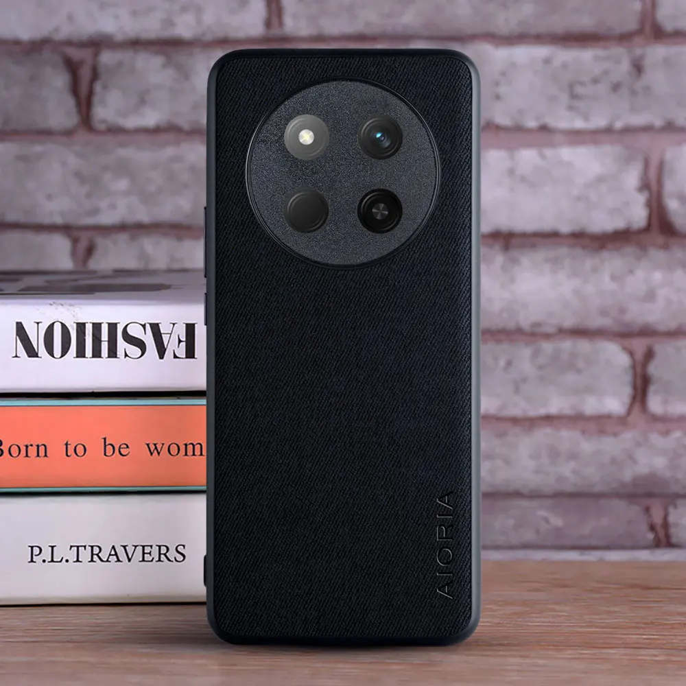 Funda para Honor X9c Smart funda suave TPU Master textil duro cuero moda teléfono cubierta Coqua para honor X9c funda inteligente capa - imagen 3