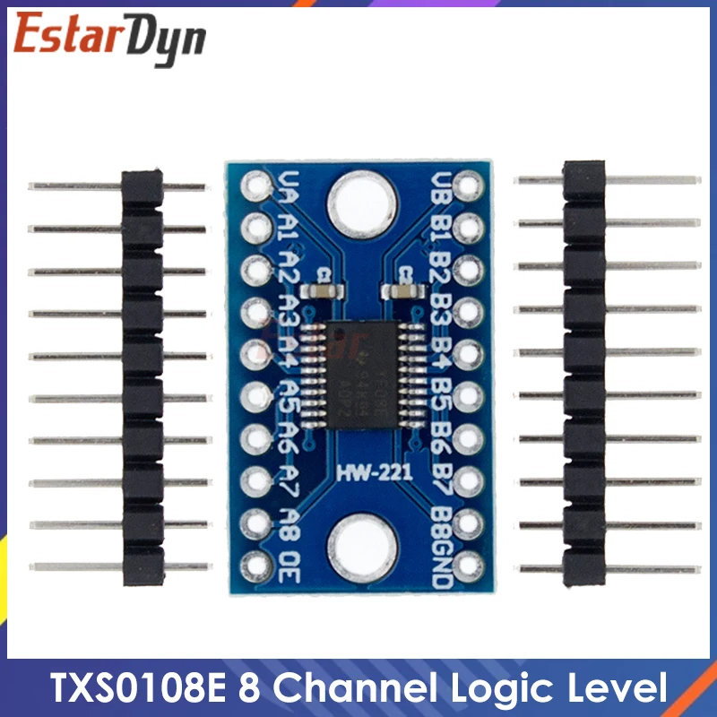 3,3 V 5 V TXS0108E Módulo convertidor bidireccional de nivel lógico de 8 canales TXB0108 Módulo de conversión mutua TXS0108