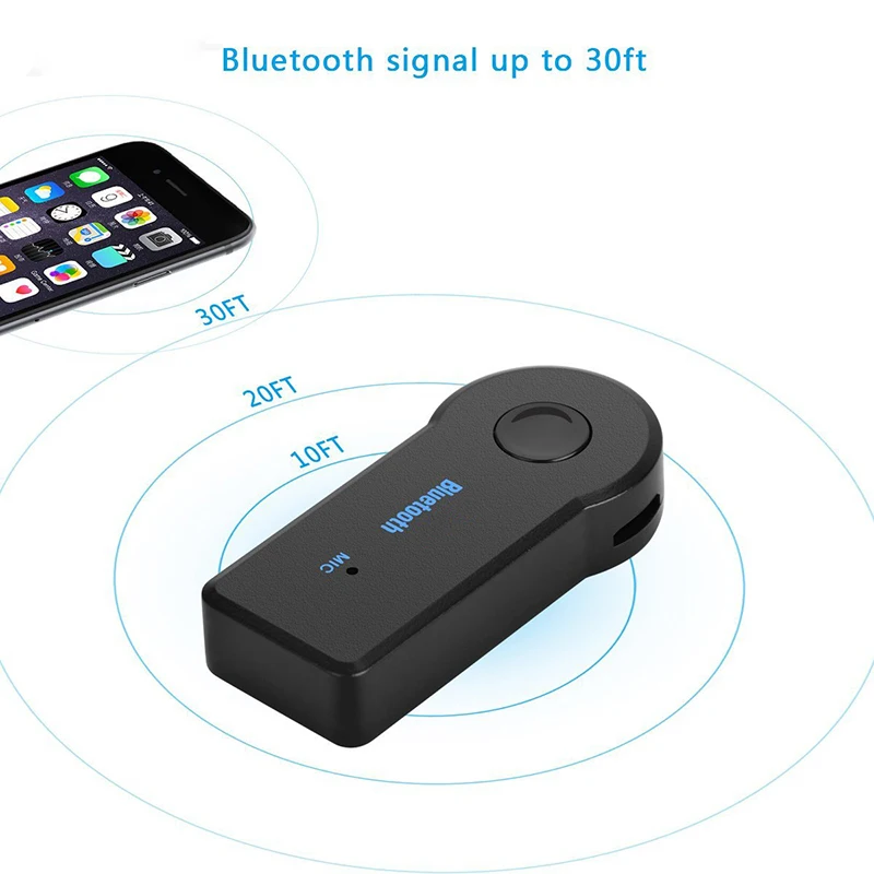 Adaptador receptor y transmisor inalámbrico Bluetooth 5,0, conector de 3,5mm para música de coche, Audio Aux A2dp, receptor de auriculares manos libres, 2 en 1 - imagen 5