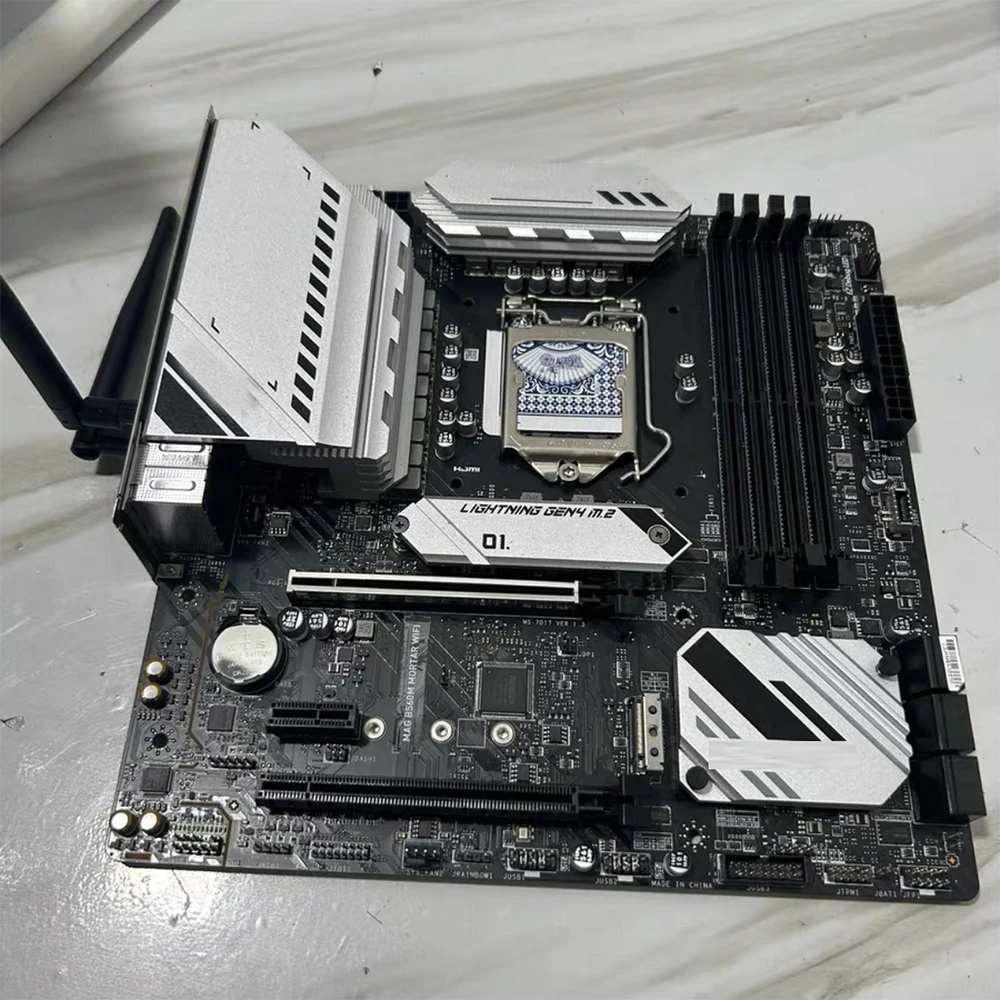 Placa base Micro ATX de 128GB 2 * M.2 PCI-E 4,0 LGA 1200 DDR4 para placa base MAG B560M MORTAR WIFI - imagen 5