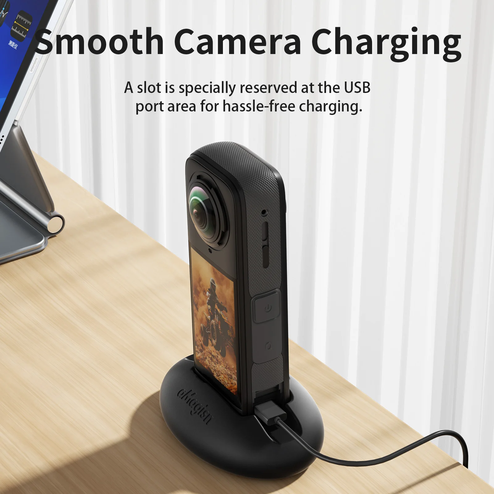 Base de escritorio para Insta360 X5 X4, soporte de escritorio de silicona, soporte estabilizador de montaje para coche, accesorios para cámara Insta360 X5 X4 - imagen 3