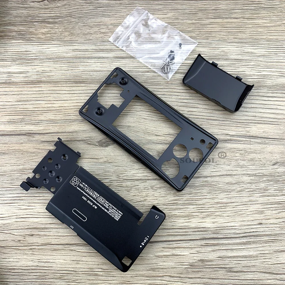 Carcasa de aluminio y Metal para GameBoy Micro, funda para GBM, accesorios de reparación, envío directo