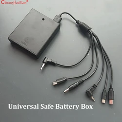 Caja de Batería Externa Universal para Alimentación de Emergencia