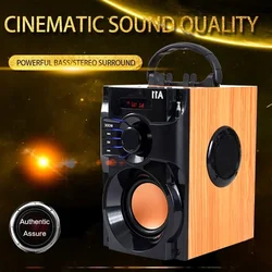 Altavoz Bluetooth de columna portátil, subwofer de alta potencia, altavoces de ordenador Supergraves con Control remoto, compatible con Radio Fm, TF, USB