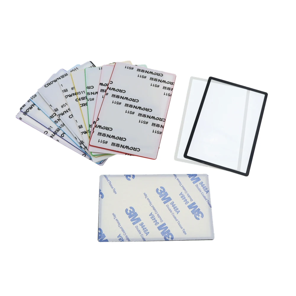 Lente de pantalla LCD superior superior, cubierta de plástico y vidrio + lápiz óptico táctil para pieza de reparación 2DS, 1 Uds. - imagen 2