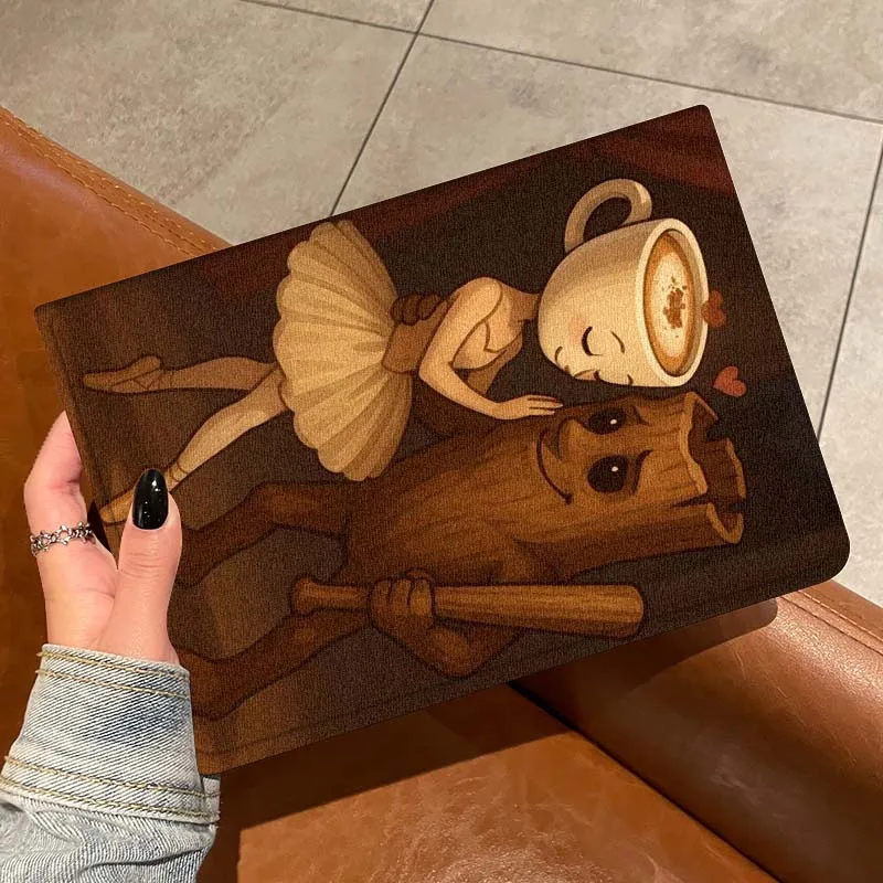 TungTungTungSahur Cappuccina para Samsung Galaxy Tab A A7 A8 A9 A11 S6 S11 10,1 10,4 10,5 pulgadas Lite Plus funda para tableta - imagen 2