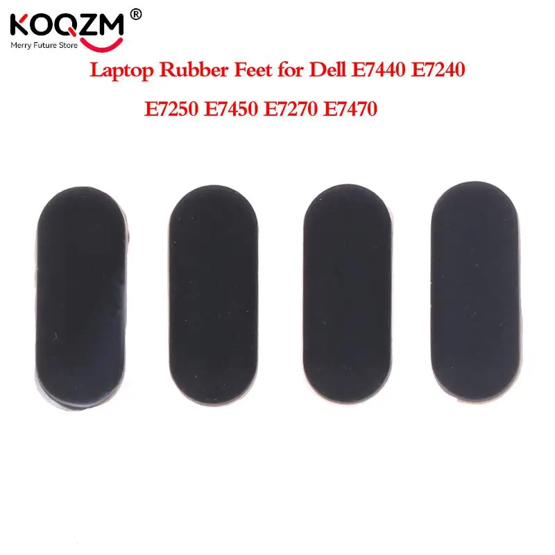 Pies de goma para ordenador portátil, cubierta inferior de 4 piezas para Dell E7440, E7240, E7250, E7450, E7270, E7470