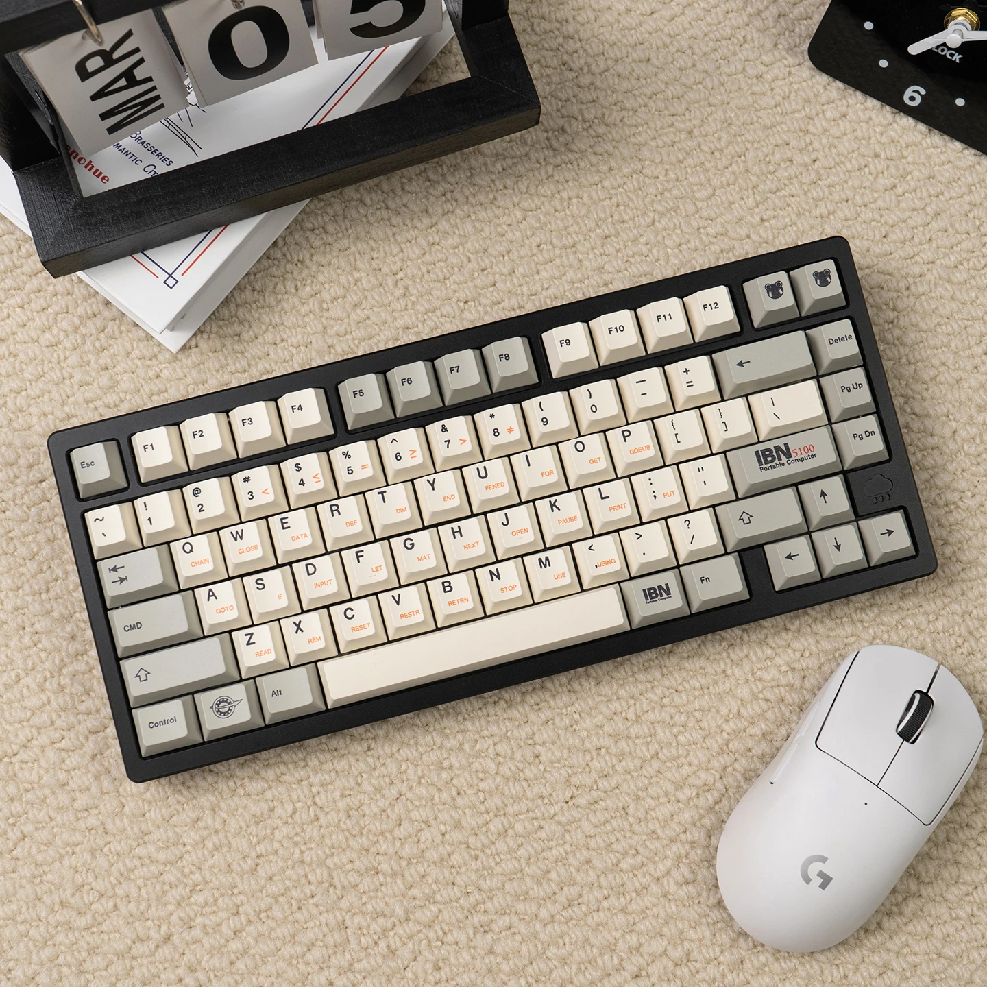 143 teclas Retro Gate PBT Keycaps Dye-Sub Cherry Profile Keycaps juegos de teclas personalizadas japonesas para teclado mecánico MX - imagen 5