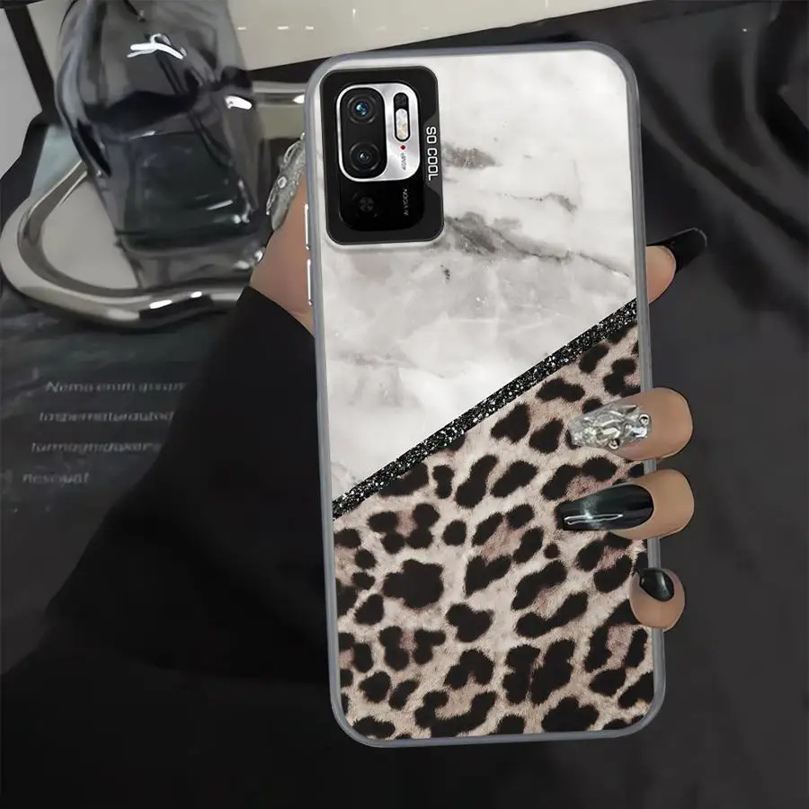 Funda trasera personalizada con estampado de leopardo para Xiaomi Mi 11 Lite 13T 12T Pro - imagen 2