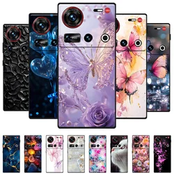 Funda de mármol para ZTE Nubia Z70S Ultra 5G, carcasa trasera de silicona para ZTE Nubia Z70 Ultra, Fundas protectoras anticaídas