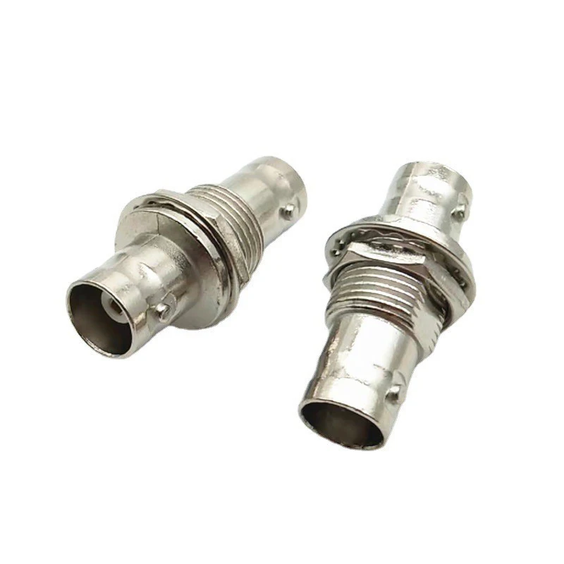 5/10 Uds BNC hembra a BNC hembra Jack tornillo montaje en Panel adaptador de chasis conector Coaxial - imagen 3