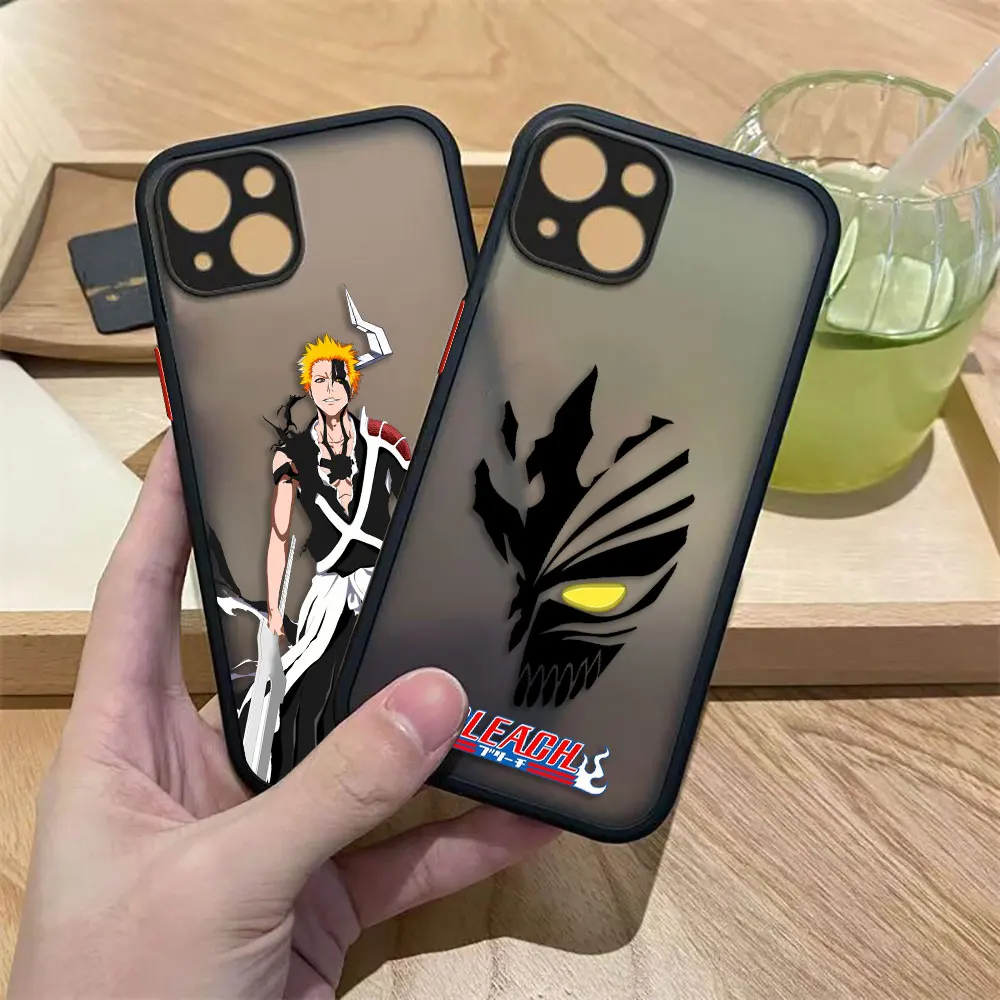 Funda de teléfono mate de Anime Bleach Death para Infinix NOTA HOT 11 12 20I 60 30 SMART SPARK 6 8 9 10 8 8P 20 POVA 3 ZERO - imagen 3