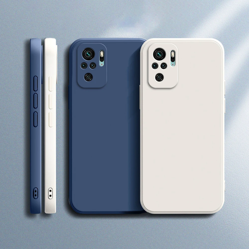 Funda silicona líquida Redmi Note 10 Pro Max, 10S y 10T antigolpes
