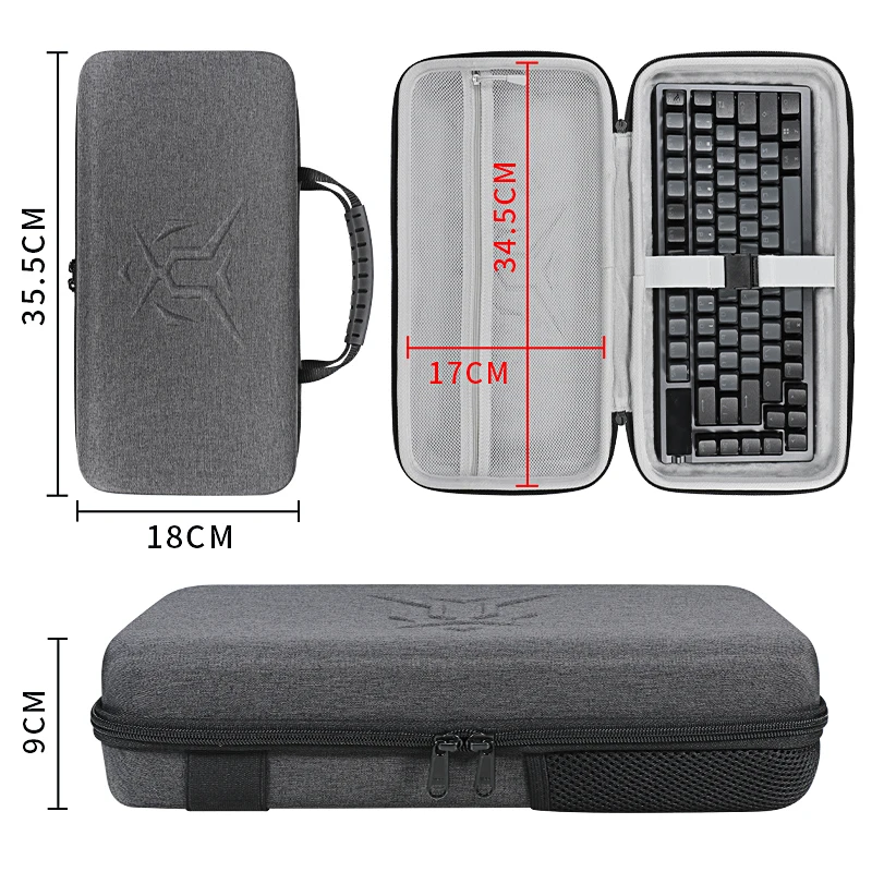 Funda para teclado portátil para bolsa protectora de teclado Nuphy Air75 /Air60 - imagen 2