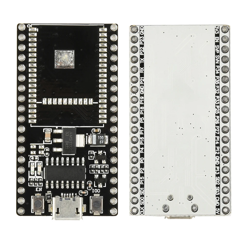 NodeMCU ESP-32S ESP32-WROOM-32E Placa base de desarrollo CH340 cabezales de 38 pines interfaz Micro USB - imagen 3