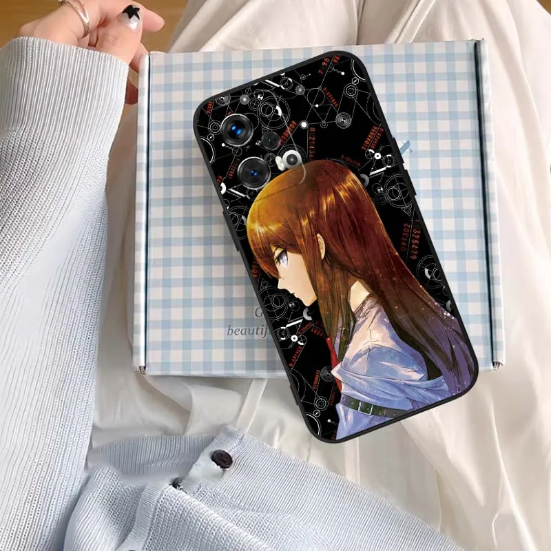 Kurisu Makise Anime cubierta para Motorola G86 G85 G84 G75 G73 G72 G56 G55 G54 G41 G35 G34 G31 G23 G15 G13 G05 G04 funda de teléfono - imagen 5
