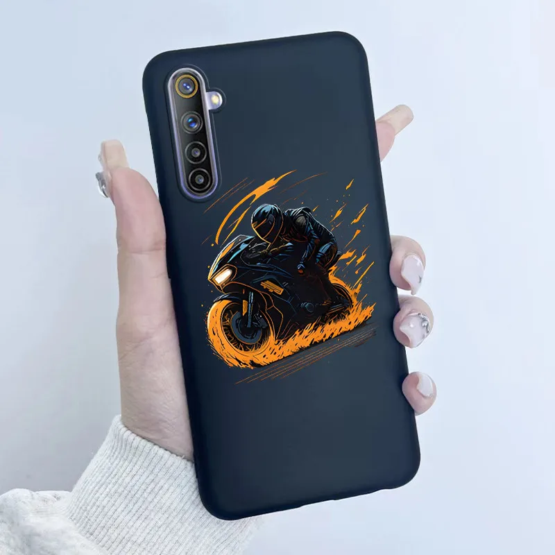 Para Realme 6 6S 6Pro funda de teléfono mariposa diseño de niña flor carcasa trasera de silicona suave TPU para Oppo Realme 6 Realme6 Pro cubiertas - imagen 4