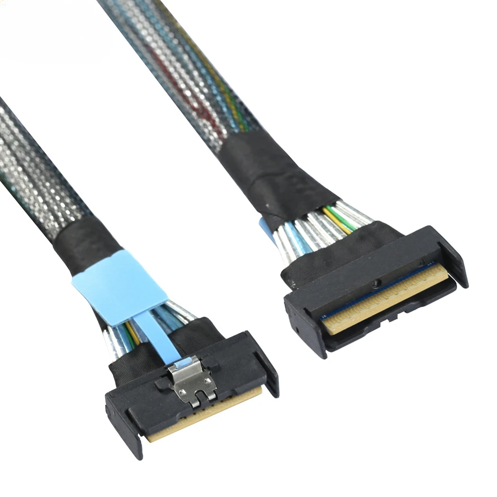 SFF-8654 a SFF8654 SAS MCIO SFF-8654 8I 5.0 74P PCIE a MCIO SFF-8654 cable de conexión - imagen 3