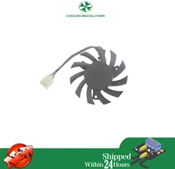 Ventilador Silencioso 65mm 12V DC - Cooing T127010 BM 4 Pines