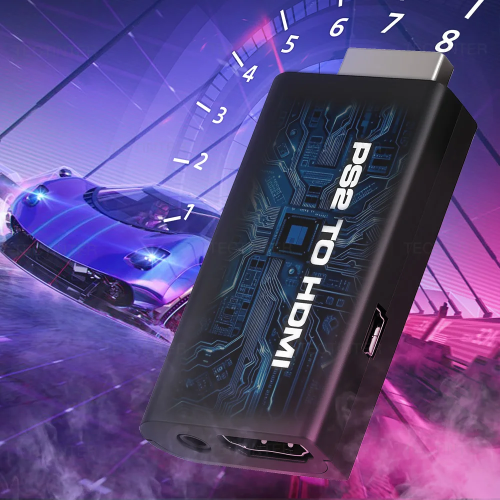 Para Sony PS2 a HDMI-Compatibale Full HD 1080P convertidor adaptador de Audio y vídeo con conector de Audio de 3,5 Mm compatible con todos los modos de visualización de PS2 - imagen 5