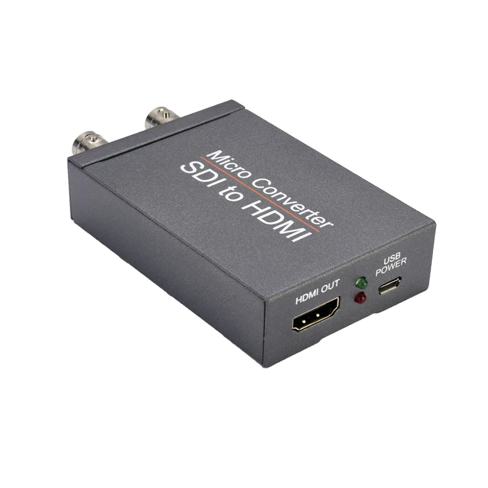 KuWFi 1080P Video Splitter SDI a HDMI convertidor con bucle SDI HD convertidor SD HD 3G-SDI a HDMI identifica automáticamente la resolución - imagen 4