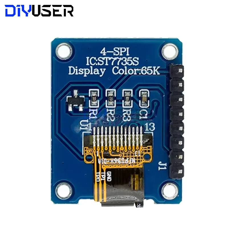 DIYUSER pantalla TFT 0,96/1,3/1,44/1,77/1,8/2,0 pulgadas IPS 7P SPI HD 65K TFT módulo LCD a todo Color unidad ST7735 para Arduino - imagen 3
