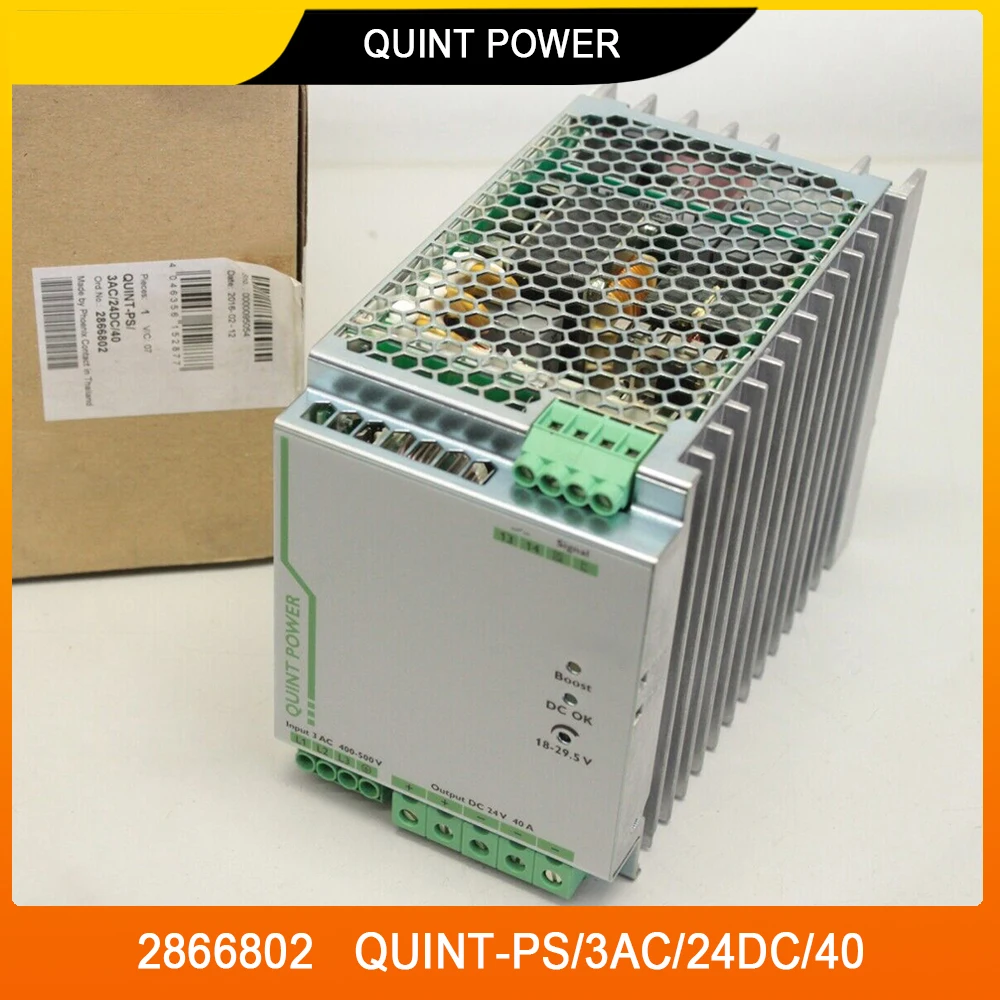 2866802 QUINT-PS/3AC/24DC/40 24V/40A QUINT POWER 24VDC/40A Fuente de alimentación conmutada