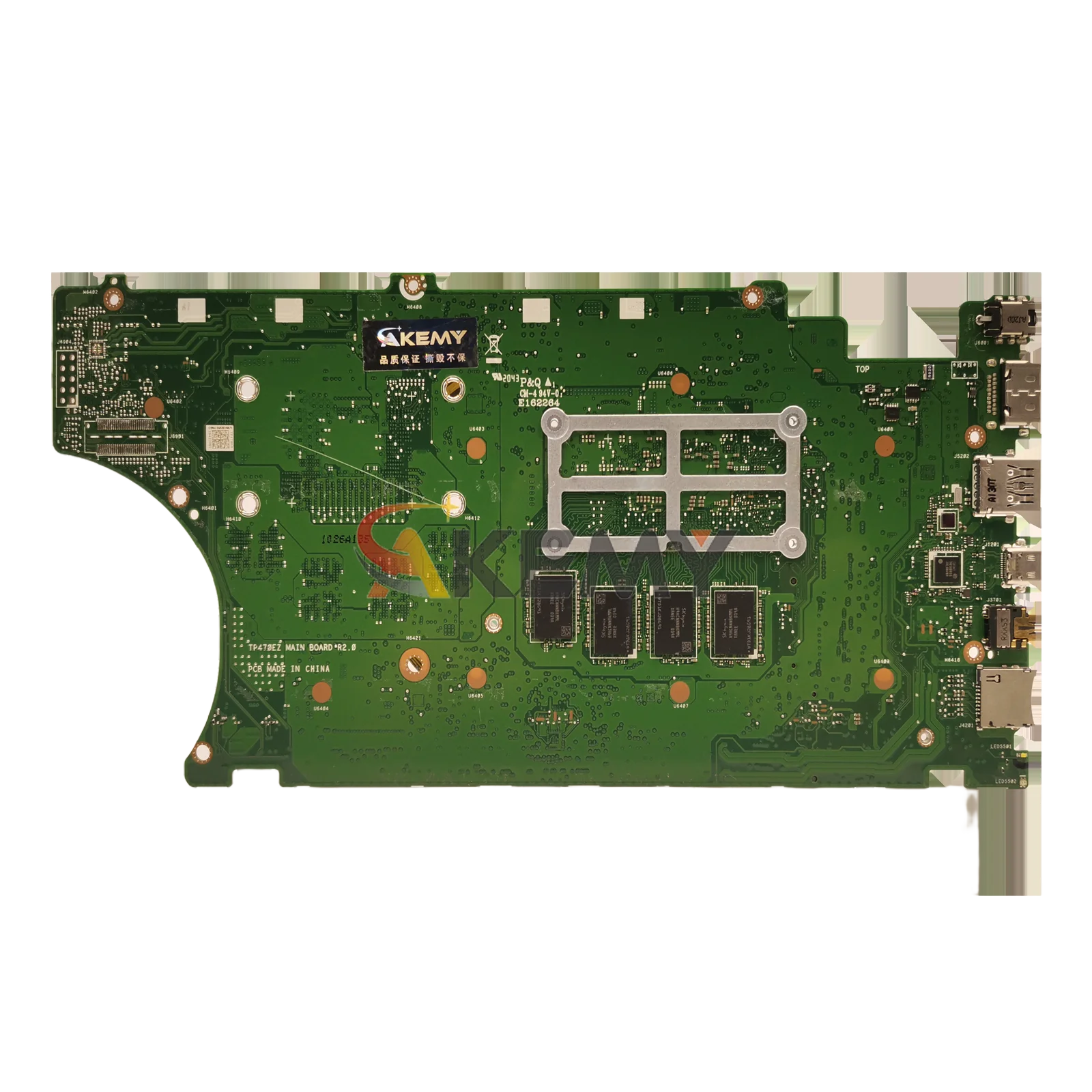 Placa base para ordenador portátil TP470EA para ASUS VivoBook Flip TP470EA TP470E TP470EZ placa base para portátil con 11. a generación I3 i5 i7 100% pruebas OK - imagen 2