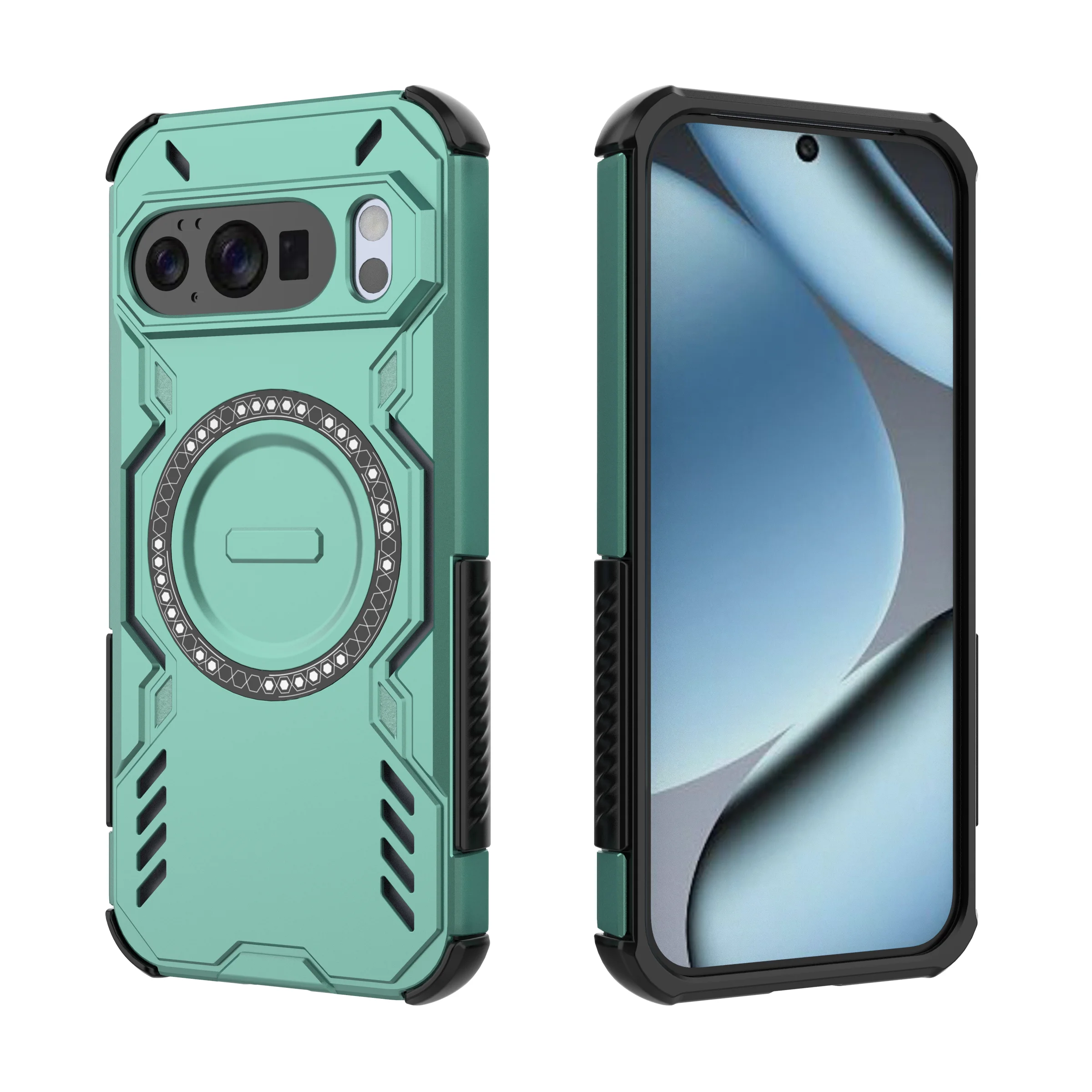 Funda Armor para Magsafe, funda magnética de carga inalámbrica de plástico duro a prueba de golpes para Google Pixel 10 Pixel10 Pro XL - imagen 3