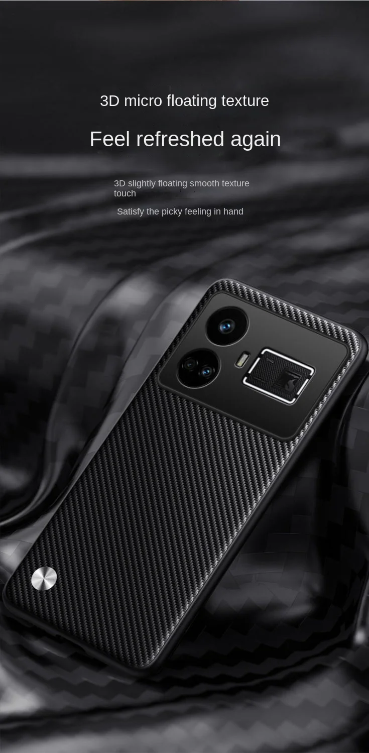 Para OPPO Realme GT 5 3 2 funda de cuero vegano suave funda protectora trasera delgada para OPPO Realme GT Neo 5 3 3T 2 2T 2Pro - imagen 3