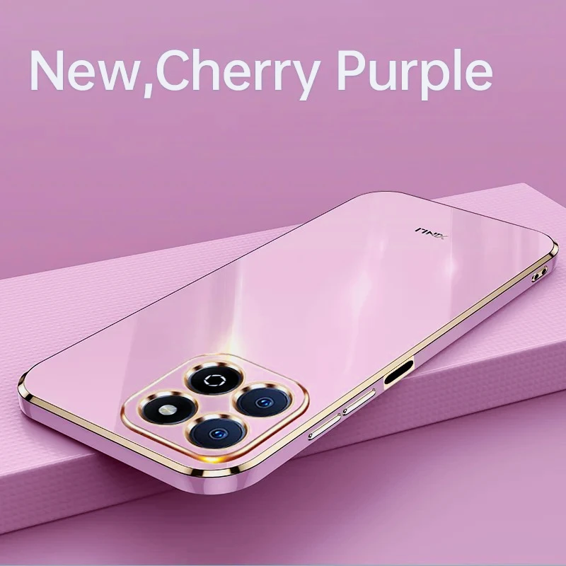 Para Honor X6b 4G funda protectora de cámara antihuellas de TPU suave para Honor X6b 4G