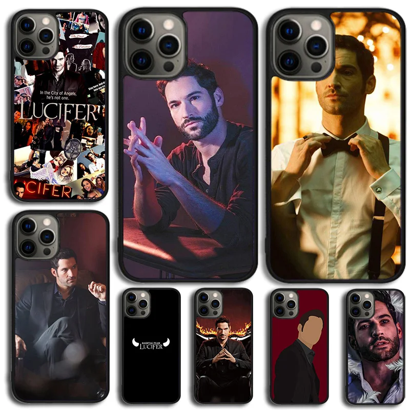 Funda de teléfono serie TV Lucifer Morningstar para iPhone 17 Air 15 16 14 11 12 13 Pro MAX
