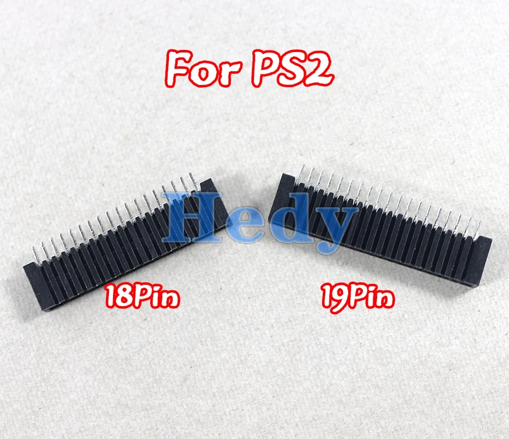 10 Uds. Conector de película de botón de 18 pines, 19 pines y 32 pines para Playstation 2, ranura para controlador PS2 para PS2, 18 pines, 19 pines, 32 pines, negro y blanco - imagen 4