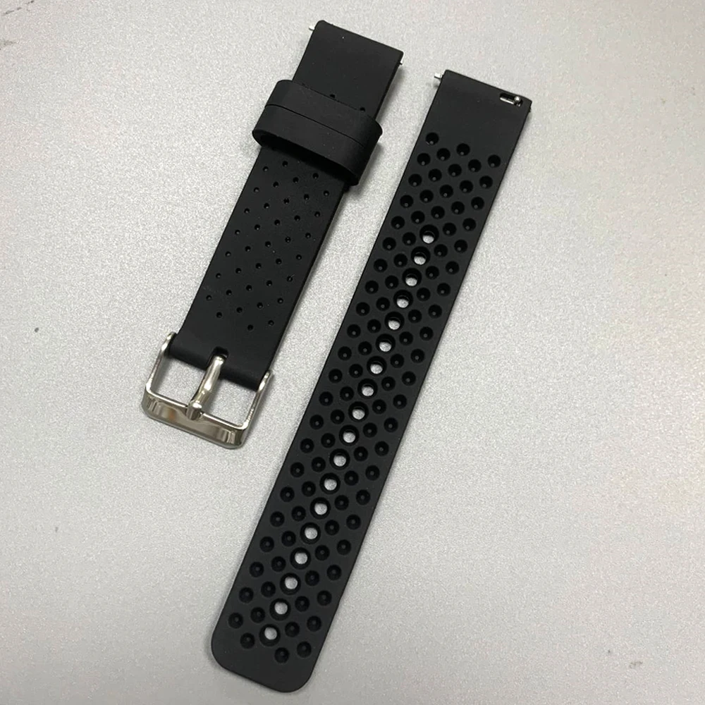 Correa de silicona de 22mm para Xiaomi Watch S1 Pro/Active S2 46mm/42mm S3 S4 Sport color 2 bandas para Garmin Venu 3 pulsera transpirable - imagen 2