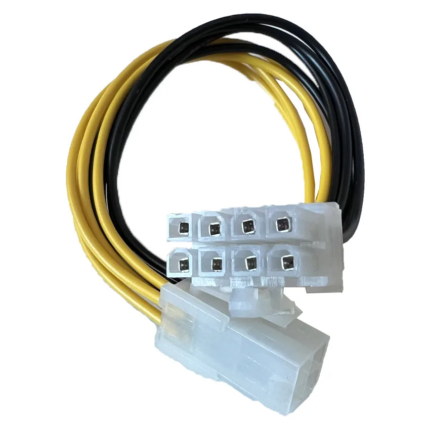 1/2/5pcs ATX 4 Pin Male to 8 Pin Female EPS Power Cable Cord Adapter CPU Power Supply Futural Digital Drop Shipping