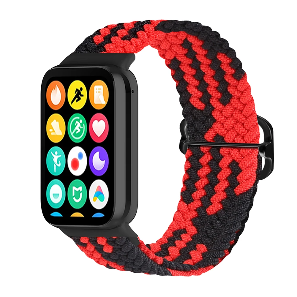 Correa de nailon trenzado para Xiaomi Mi Band 9 Pro/Mi Band 8 Pro, pulsera de repuesto para reloj Redmi Watch 5/4 - imagen 3