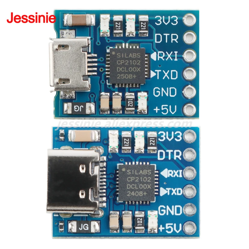 1-10 Uds CP2102 tipo C MICRO USB a UART TTL módulo convertidor serie de 6 pines STC UART - imagen 4